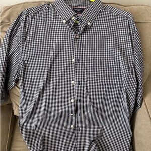 UNTUCKit Men's Black and White Checkered Shirt